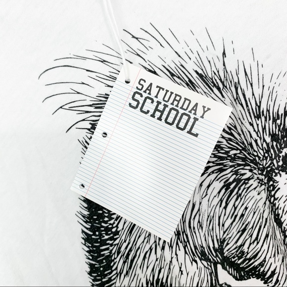 SATURDAY SCHOOL PORCUPINE DON’T TOUCH ME Tee - Picture 5 of 6